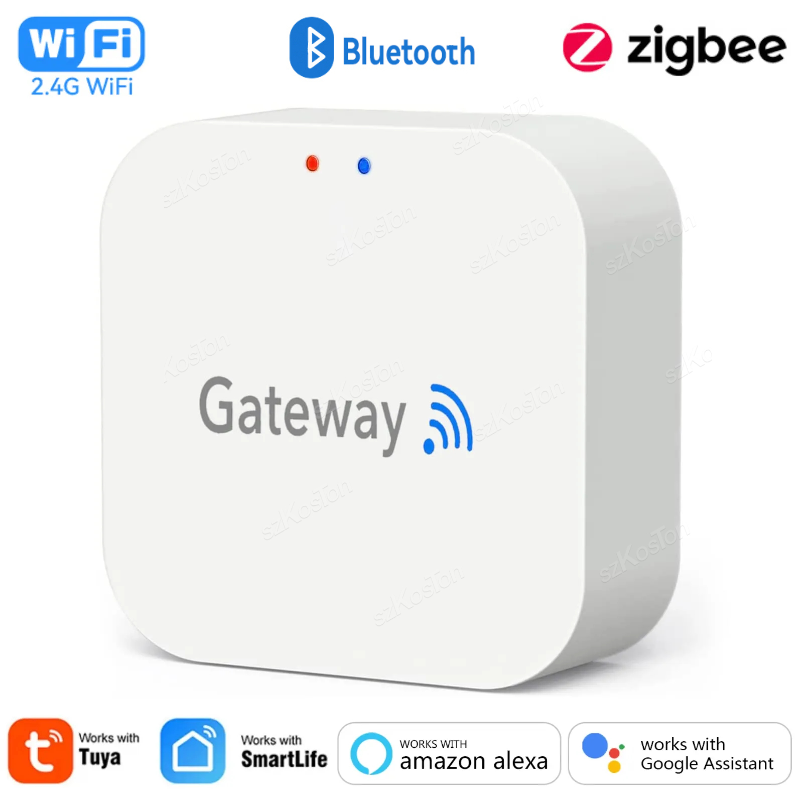 Smart Home Zigbee Gateway - Tuya vida inteligente multi-modo gateway hub