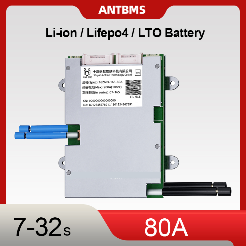 Smart Energy Monitor - Inteligente bt ant bms 7s-32s 80a