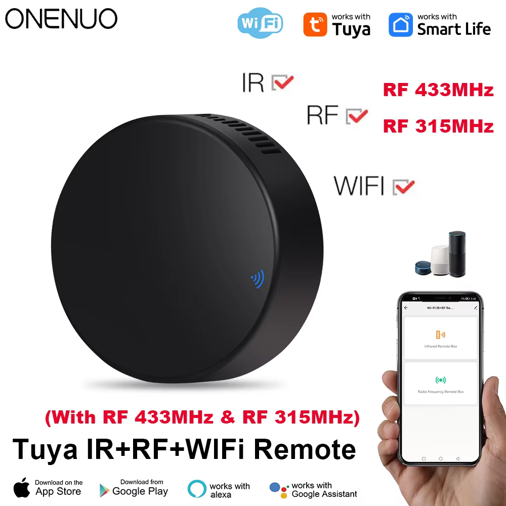 Smart Home Networking - Tuya wifi rf ir controle remoto