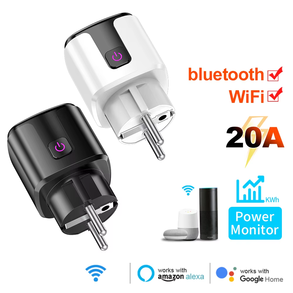 Smart Home News - Tomada Inteligente 20A EU com WiFi+Bluetooth