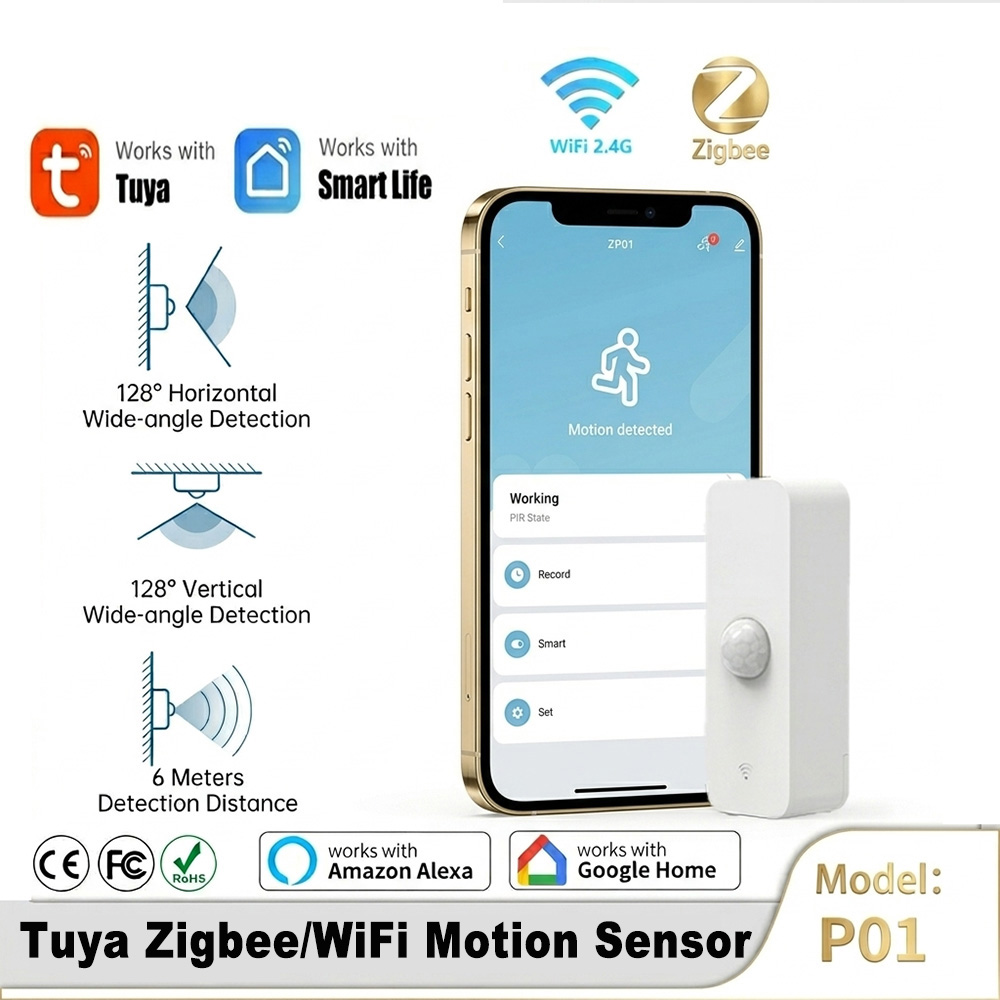 Smart Home Tools - Sensor de Movimento PIR Inteligente WiFi