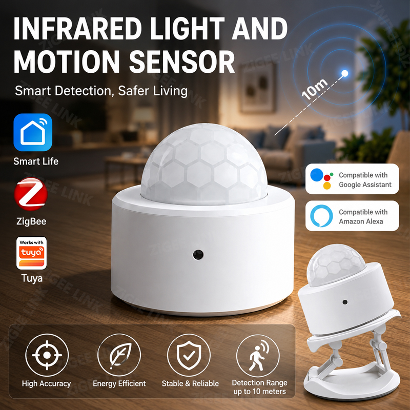 Smart Home Zigbee Gateway - Sensor de Movimento PIR ZigBee 3.0