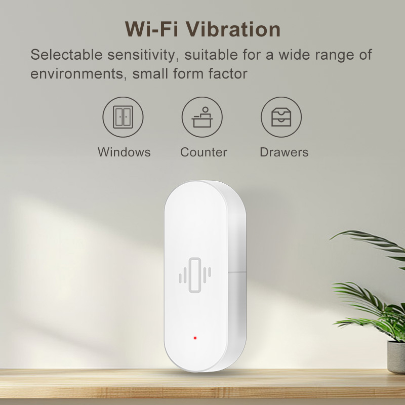 Sensor de Vibração WiFi Tuya,  - Smart Home Tools avaliação e preço