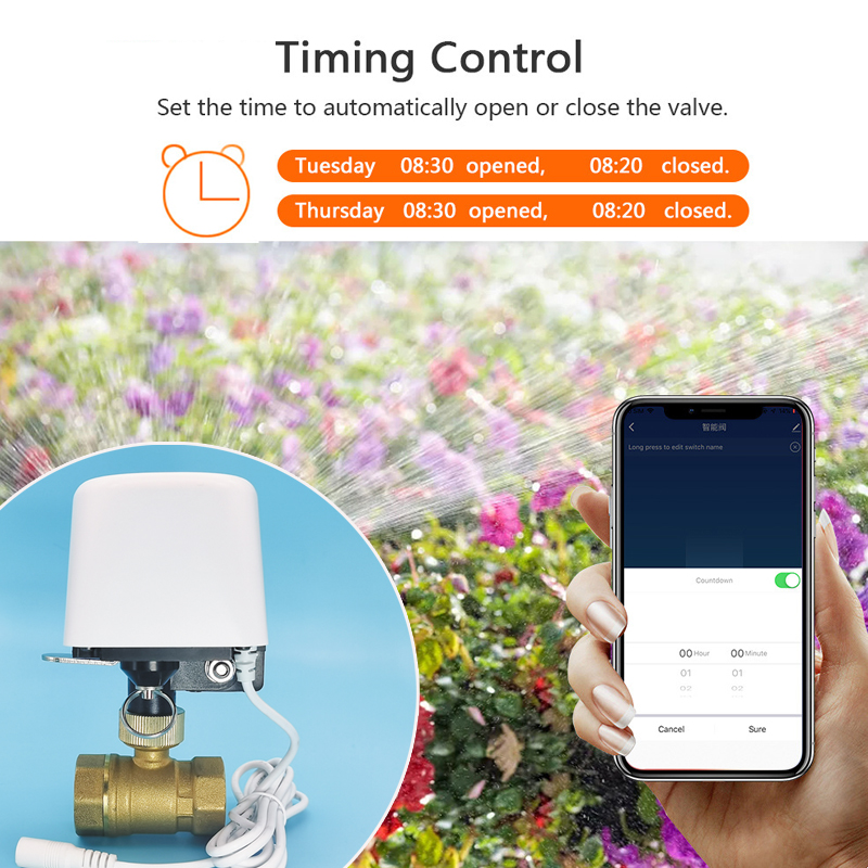 Válvula de Água Tuya Zigbee Wi - Smart Home Tools avaliação e preço