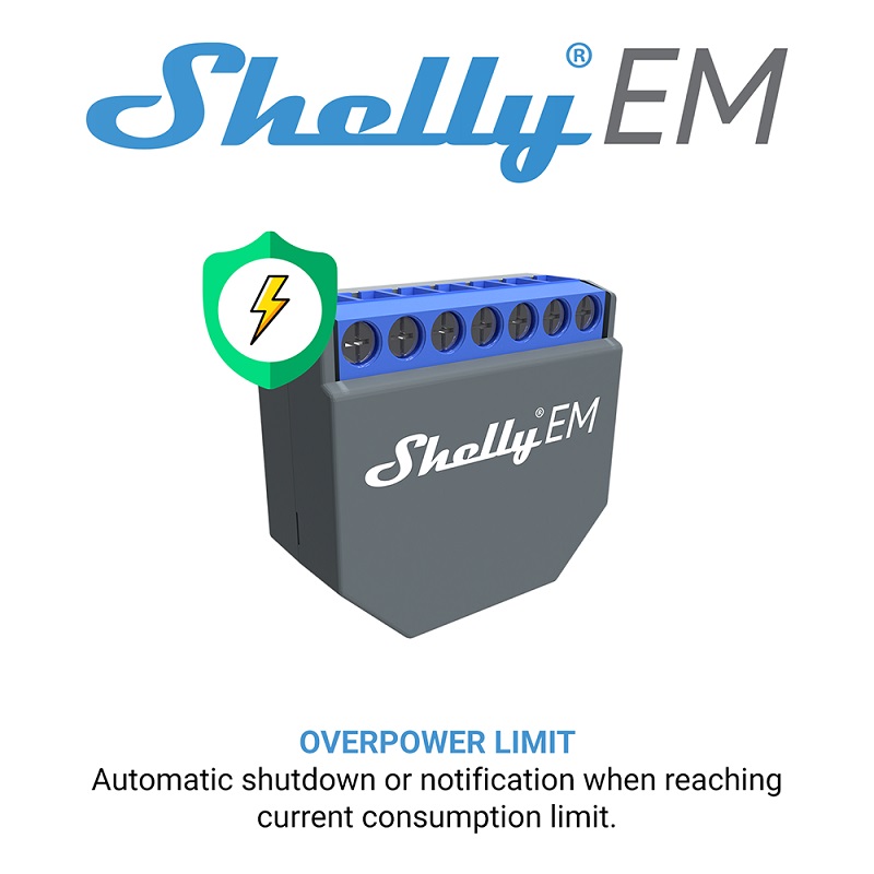 SHELLY EM Interruptor Controla - Smart Home Control avaliação e preço