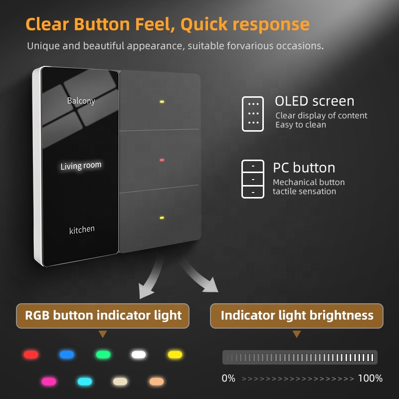 Interruptor de parede para cas - Smart Home Control avaliação e preço