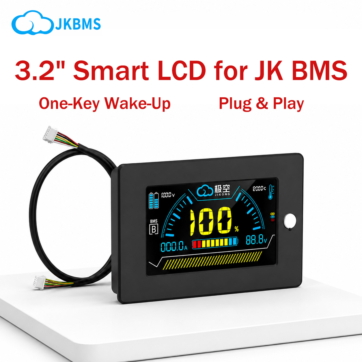 Tela de Exibição LCD JIKONG JK - Smart Energy Monitor avaliação e preço