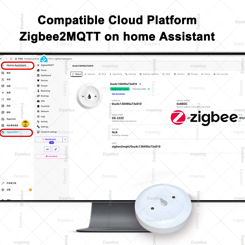 Zigbee detector de água sensor - Smart Home News avaliação e preço