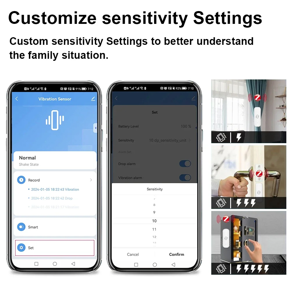 Inteligente zigbee sensor de v - Smart Home News avaliação e preço