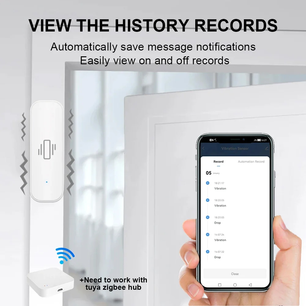 Inteligente zigbee sensor de v - Smart Home News avaliação e preço