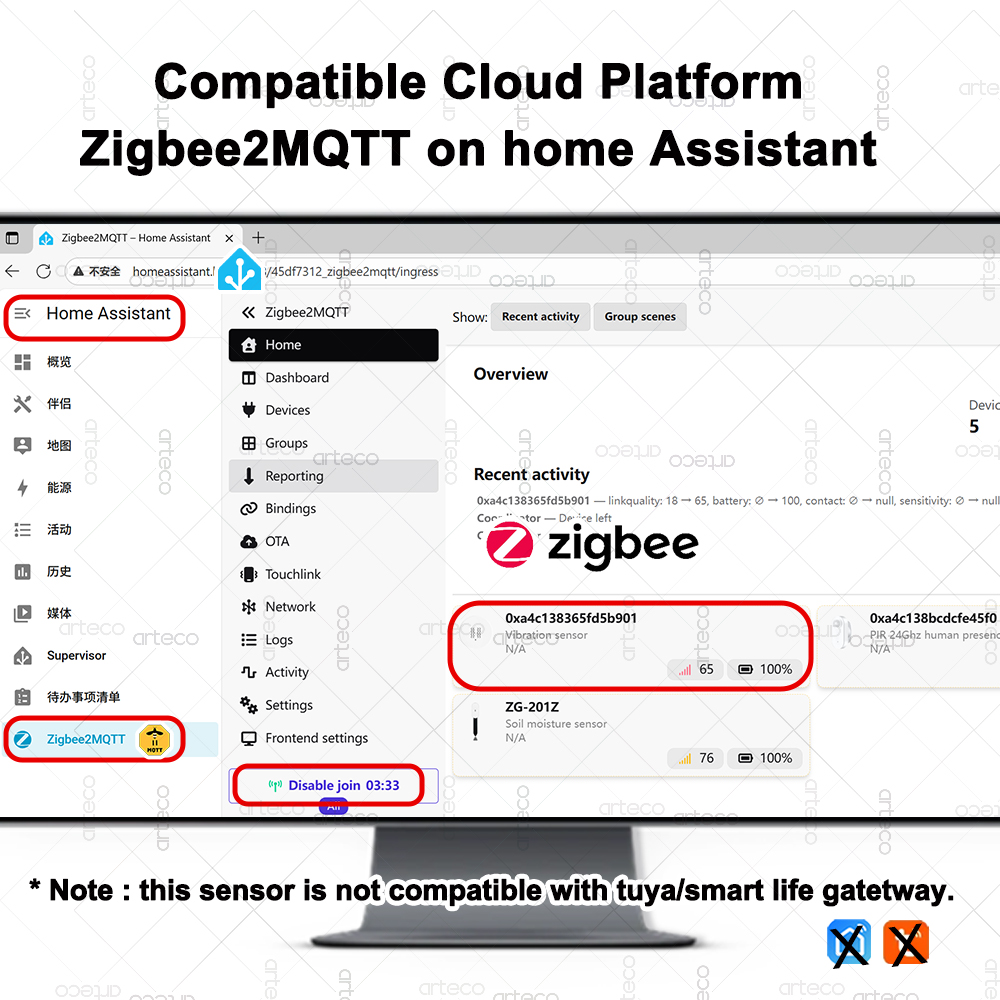Inteligente zigbee 3.0 sensor  - Smart Home Tools avaliação e preço
