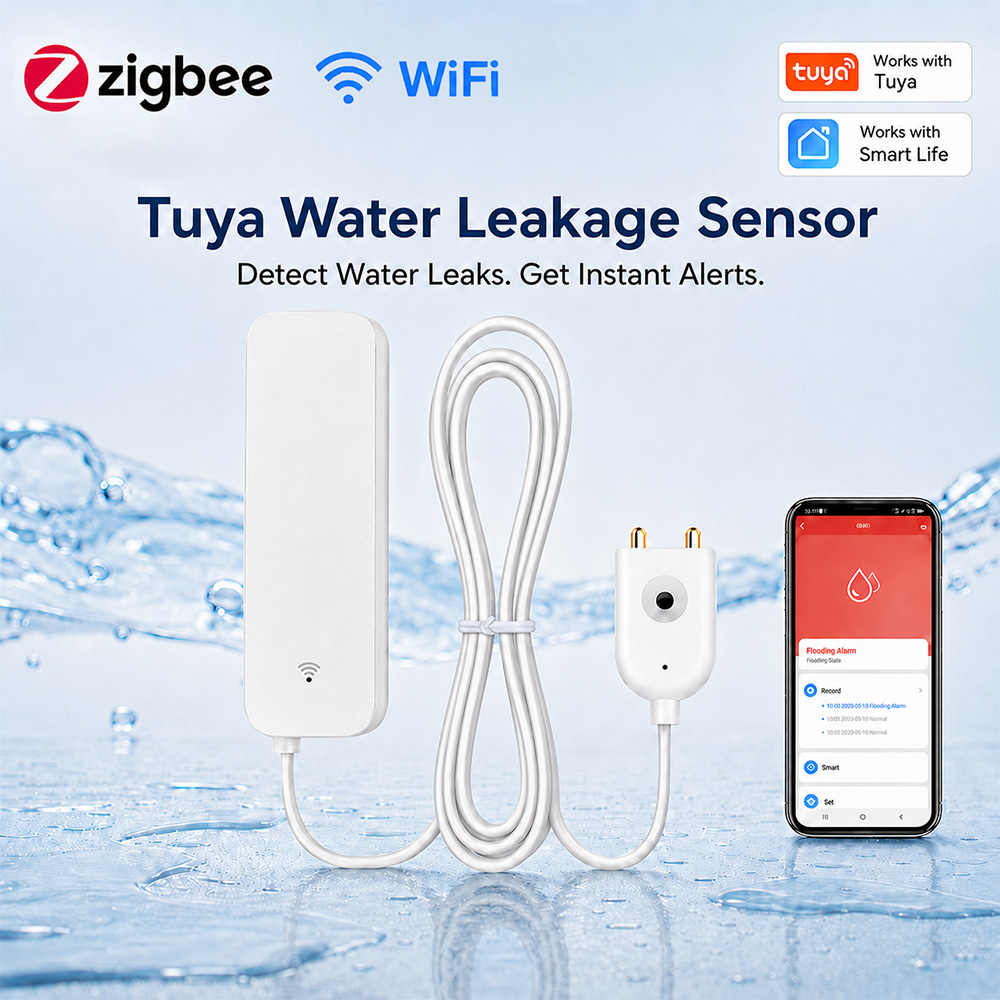 Sensor de Vazamento de Água Zi - Smart Home Networking avaliação e preço