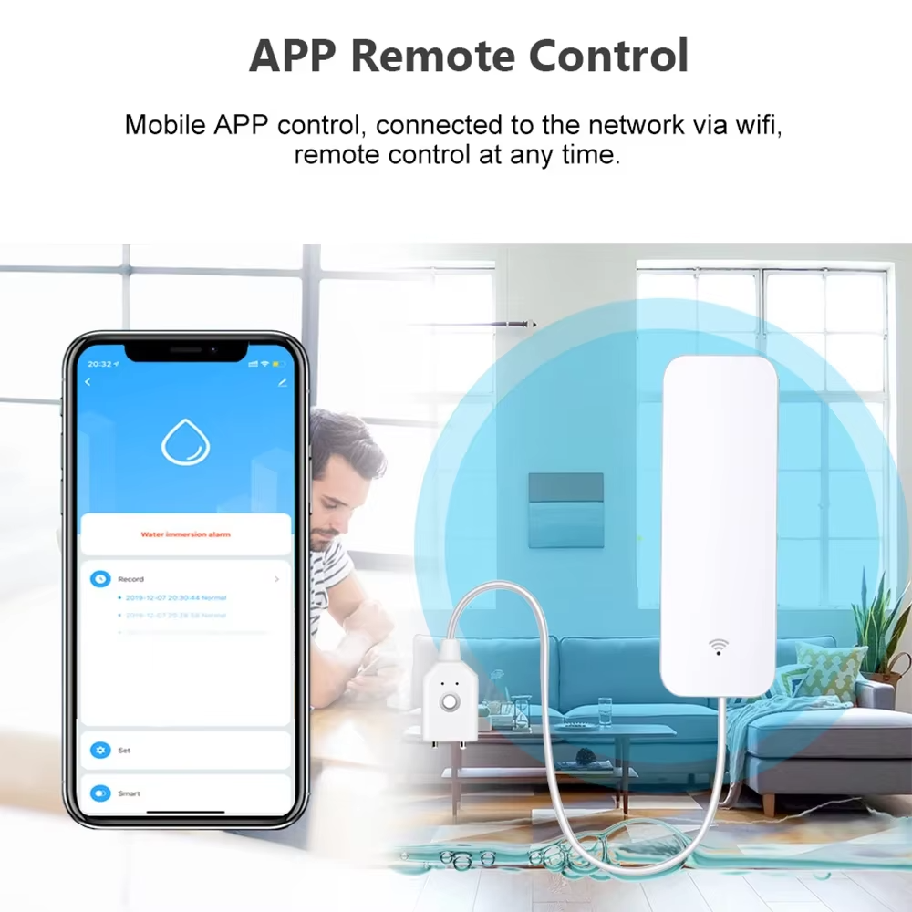 Sensor de Vazamento de Água Zi - Smart Home Networking avaliação e preço