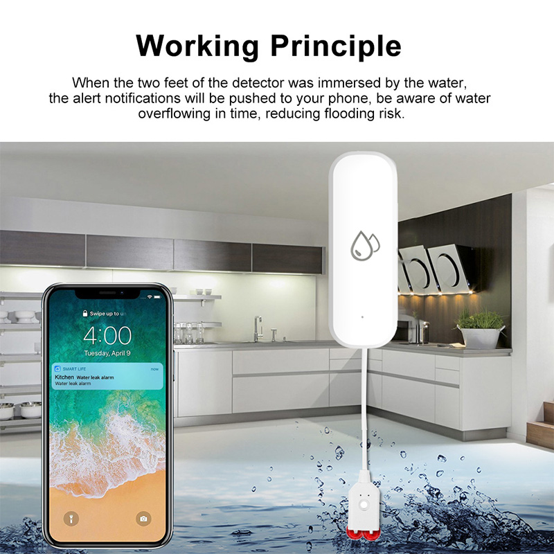 Sensor de Alarme de Vazamento  - Smart Home News avaliação e preço