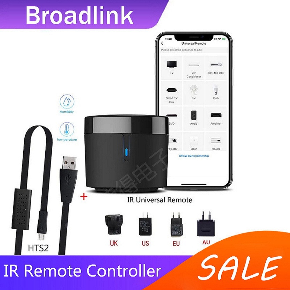 Broadlink rm4mini + hts2 ue/re - Smart Home Box avaliação e preço