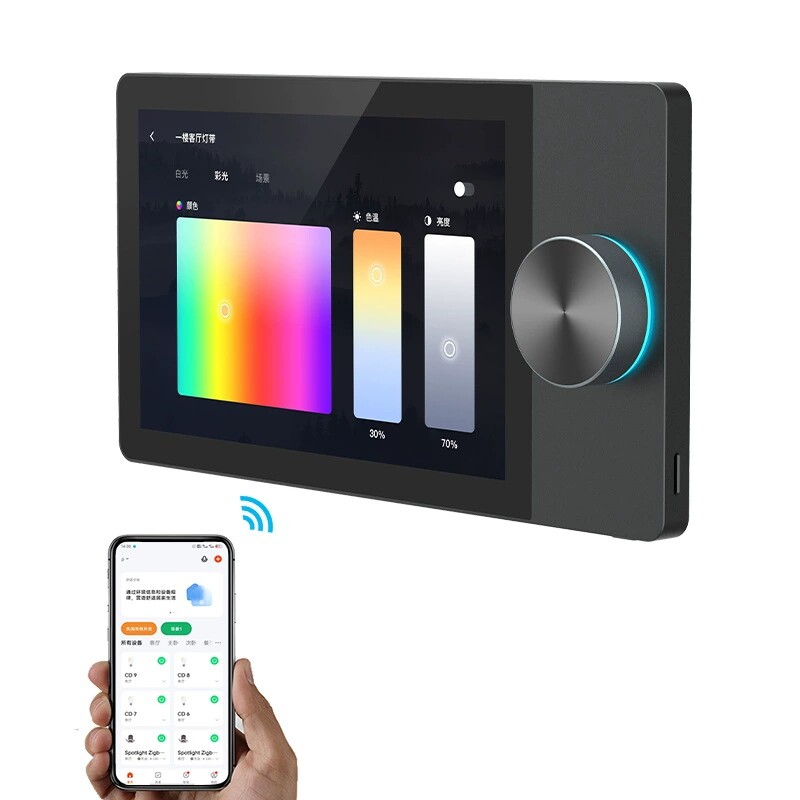 Tela de Controle Central Intel - Smart Home Zigbee Gateway avaliação e preço