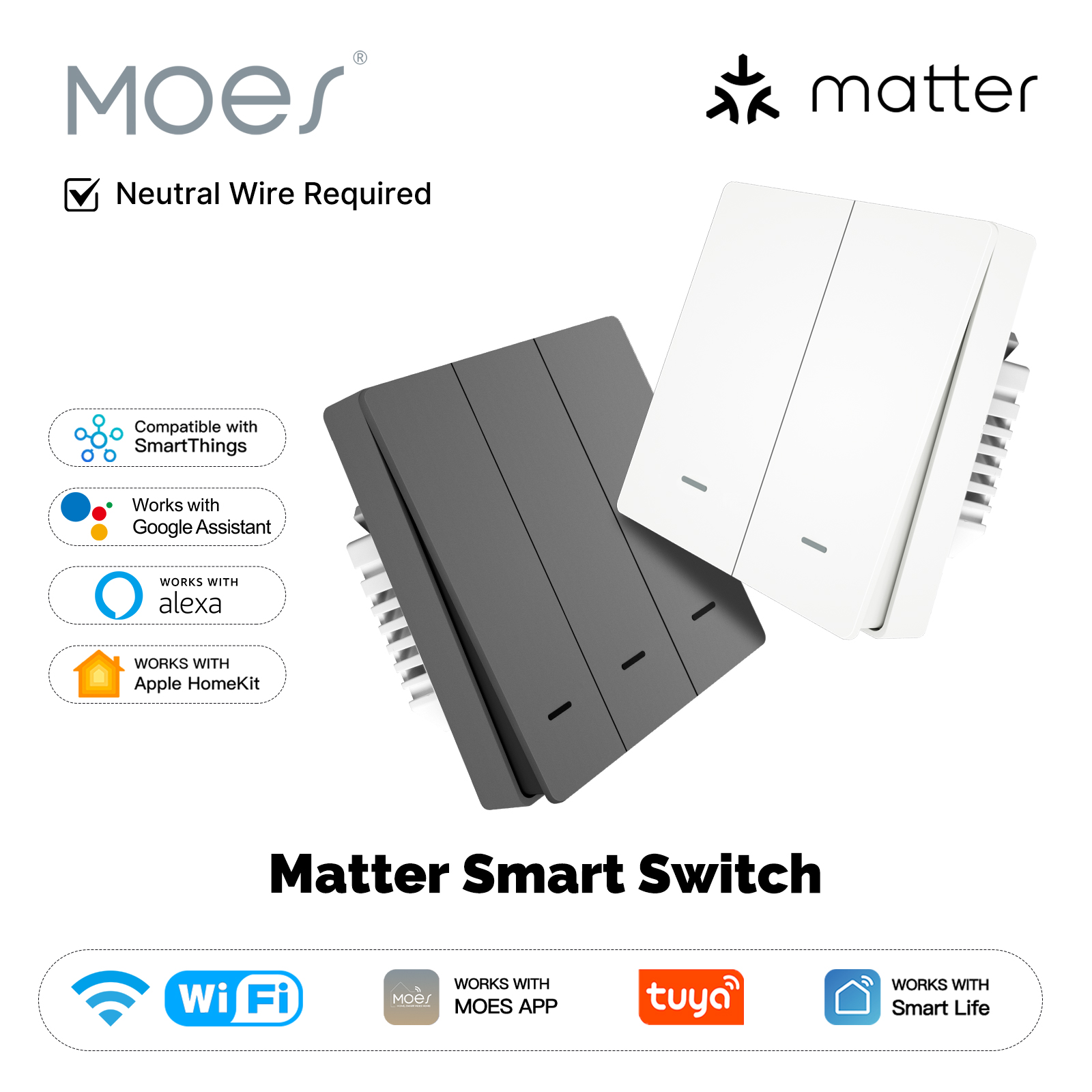 MOES Matter Tuya WiFi Interrup - Smart Home For Windows avaliação e preço