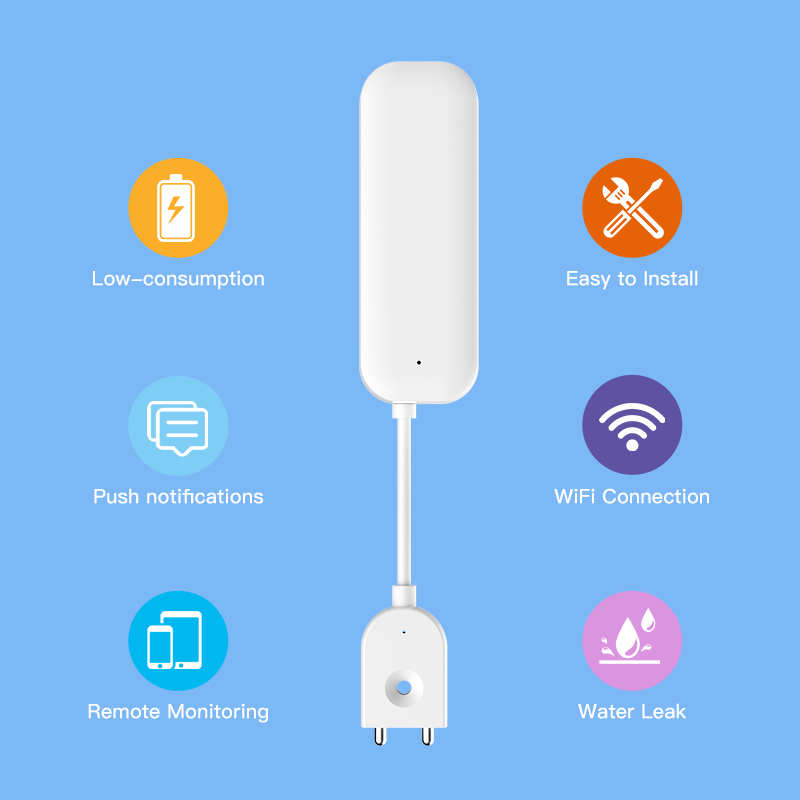 Tuya wifi zigbee sensor de águ - Smart Home Tools avaliação e preço
