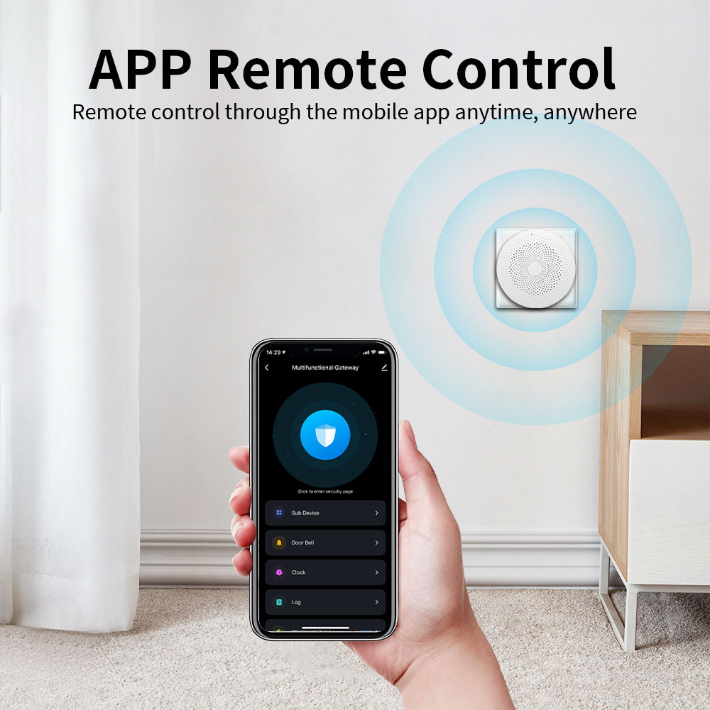 Zigbee Gateway Multi-Mode Hub, - Smart Home Zigbee Gateway avaliação e preço