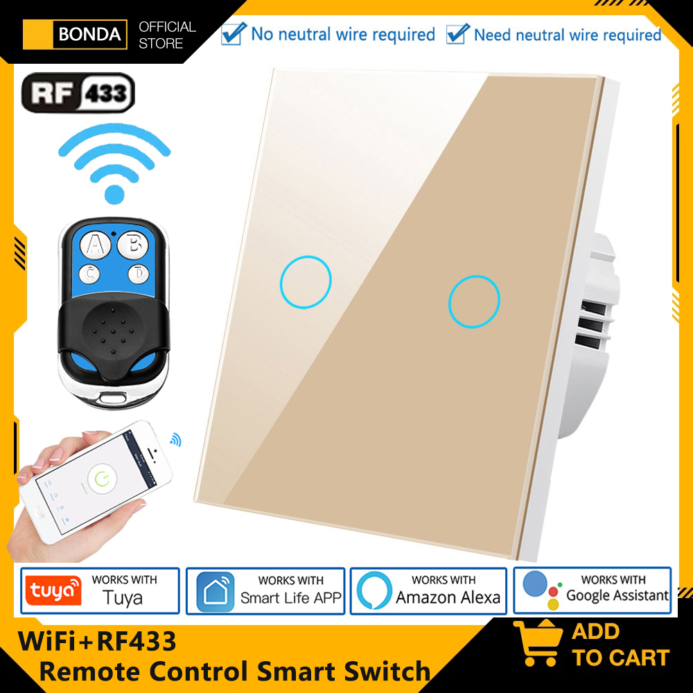 Tuya ue wifi + rf433 interrupt - Smart Home Networking avaliação e preço