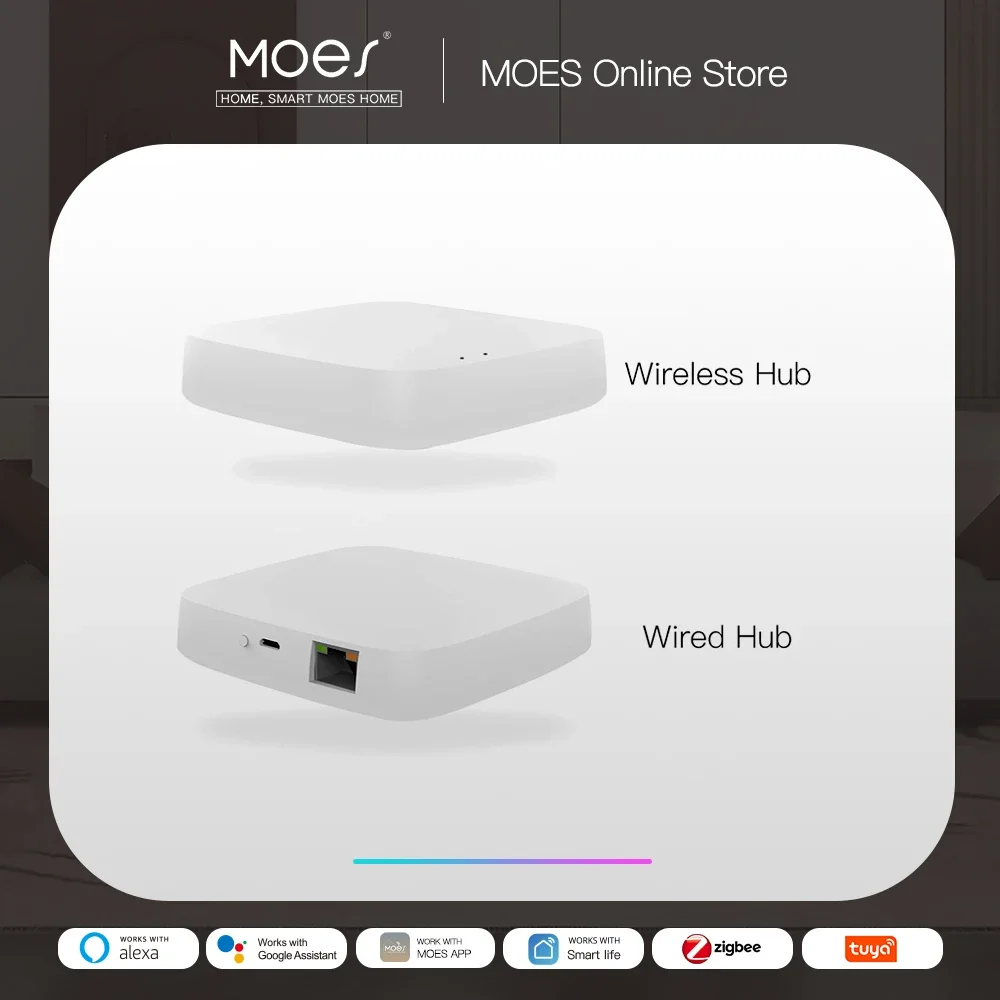 Tuya zigbee 3.0 hub de gateway - Smart Home Zigbee Gateway avaliação e preço
