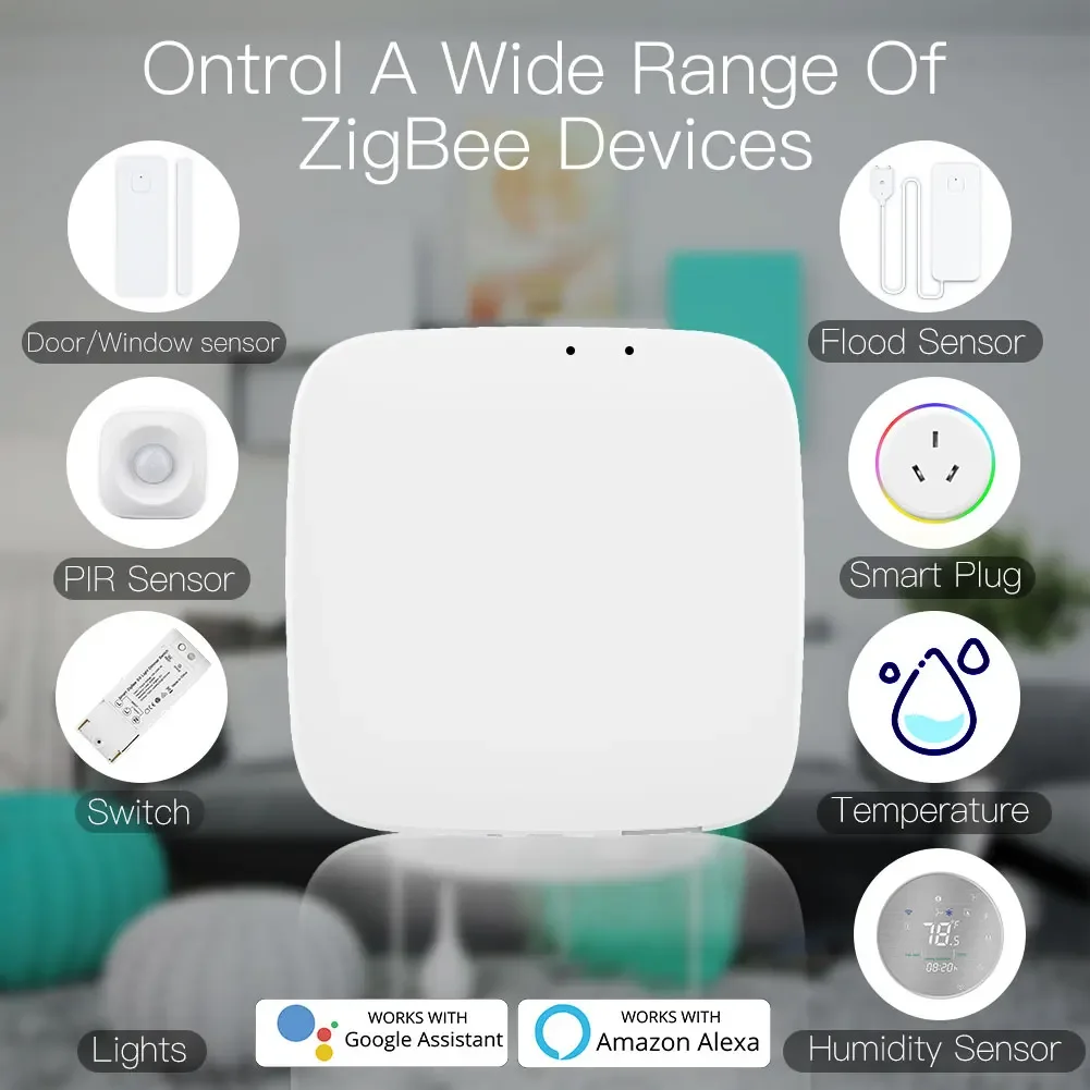 Tuya zigbee 3.0 hub de gateway - Smart Home Zigbee Gateway avaliação e preço